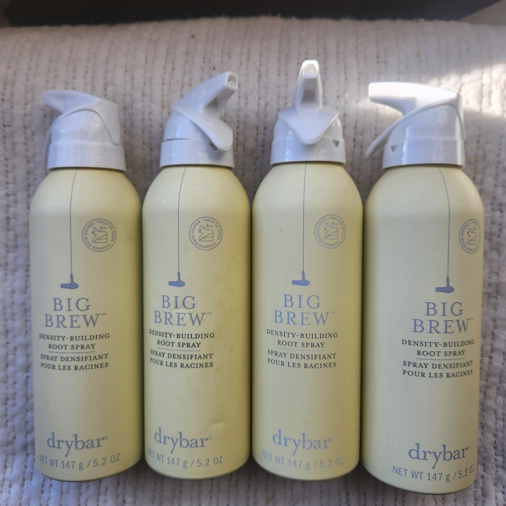 Drybar Big Brew Density-Building Root Spray in Light Yellow